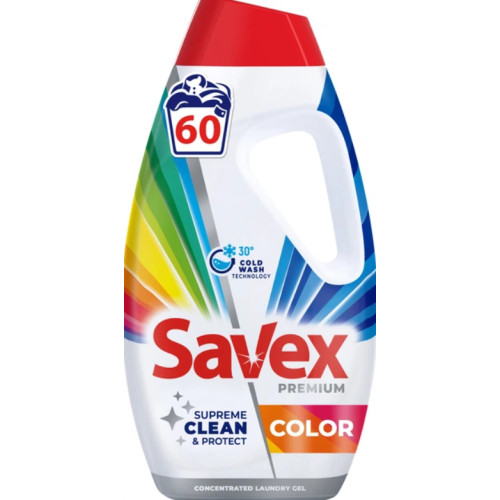 Гель для прання Savex Premium Color 2700 мл